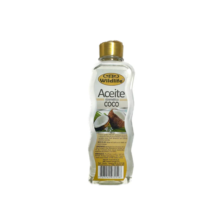 Aceite Cosmetico Coco  Wildlife 250ML