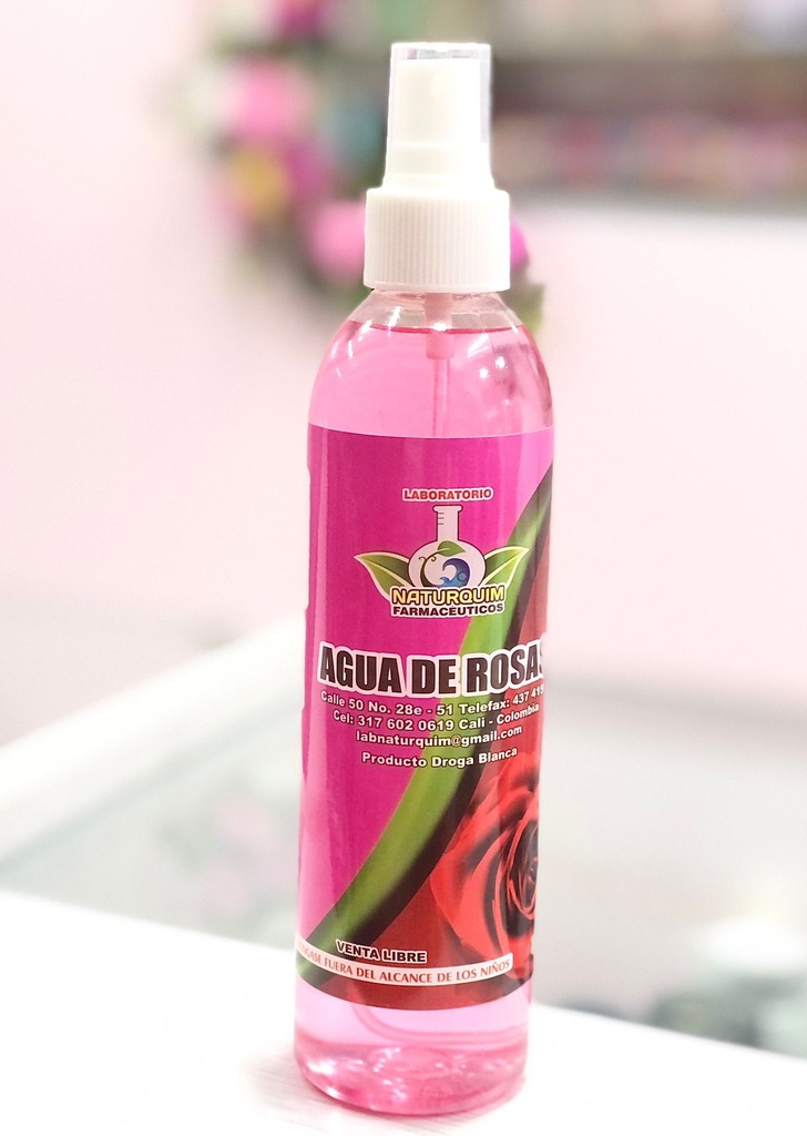 Tónico Agua de Rosas Naturquim 250 ml