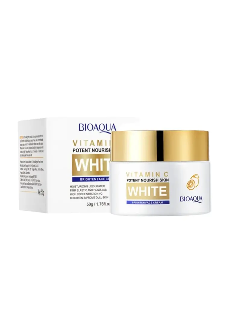 Crema Facial Iluminadora Vitamina C White Bioaqua 50g