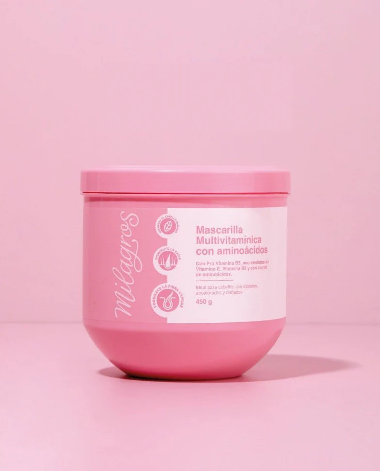 Mascarilla Multivitamínica Con Aminoácidos Milagros 450 g