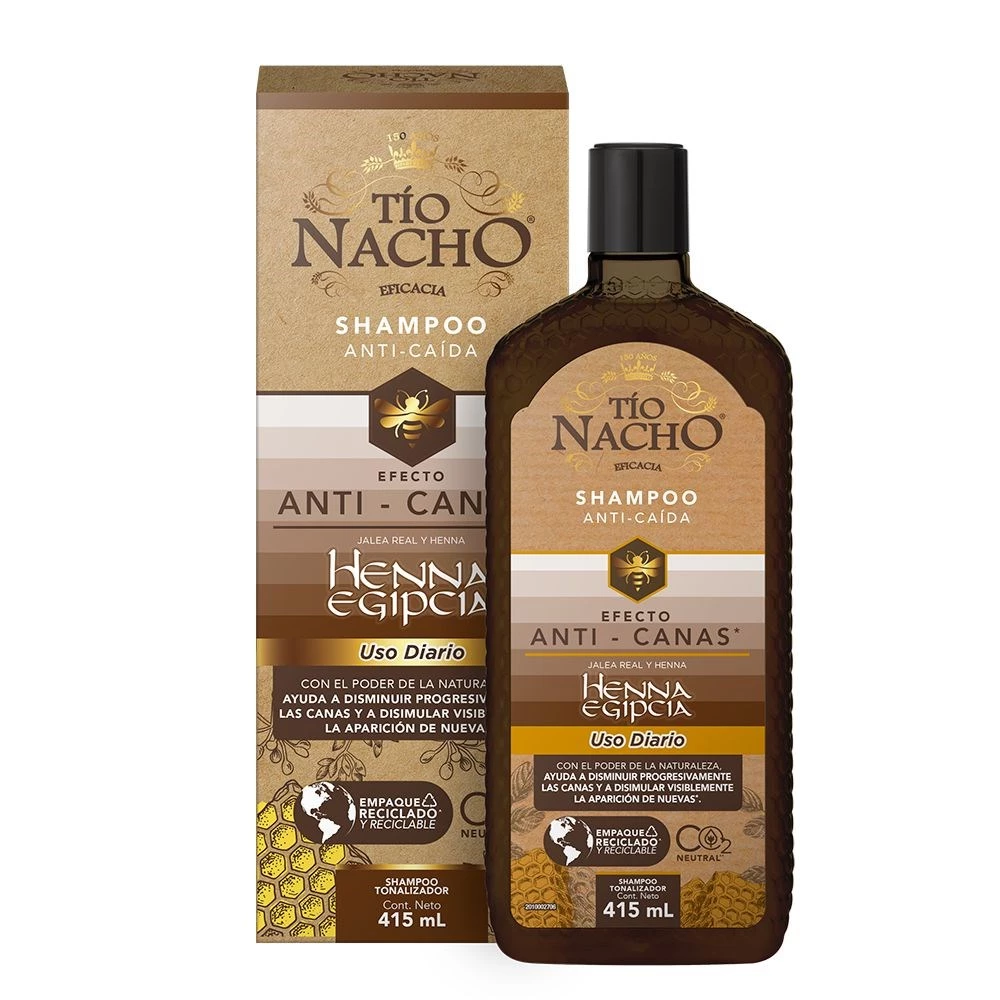 Shampoo Henna Egipcia Tio Nacho 415 ml